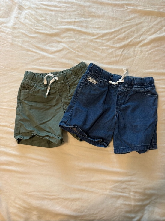 Carter's Other - Carter's Olive Green and Navy Blue Pull-On Shorts Set